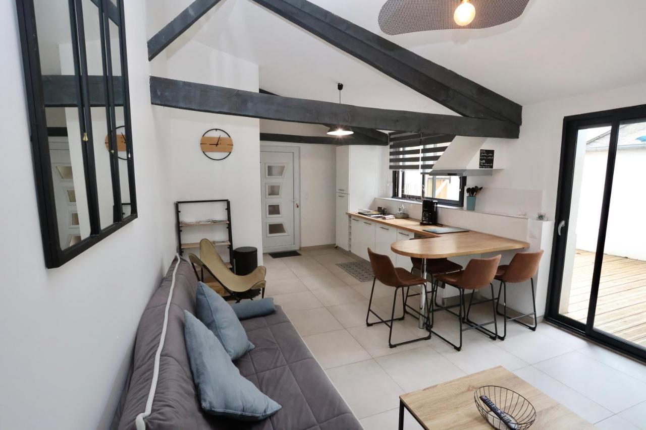 Appartement L'atelier et sa terrasse à Pontivy Extérieur photo